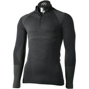 Чоловіча термоблуза MICO MAN L/SLVS ZIP NECK SHIRT WARM CONTROL IN01852 фото